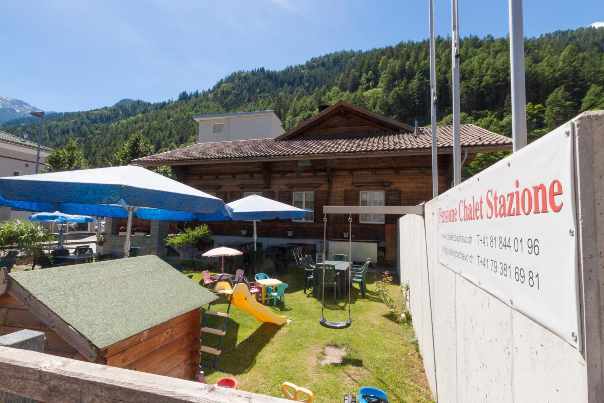 Ristorante Pensione Chalet Stazione Poschiavo Exterior photo
